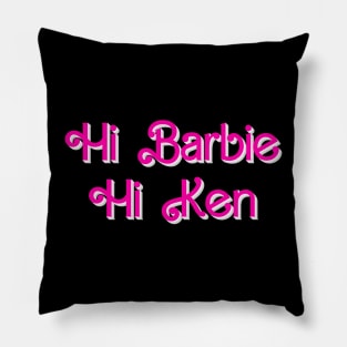 Hi Barbie Hi Ken Pillow