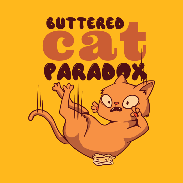 Buttered Cat Paradox by Hamster Design