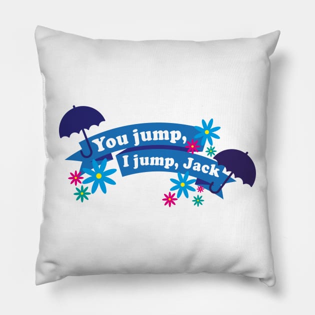 you jump i jump jack Pillow by aytchim