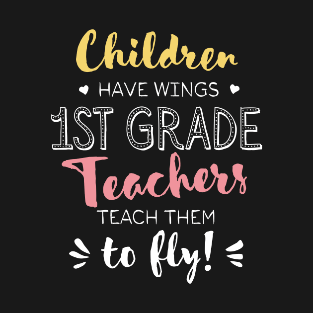 1st Grade Teacher Gifts - Beautiful Wings Quote by BetterManufaktur