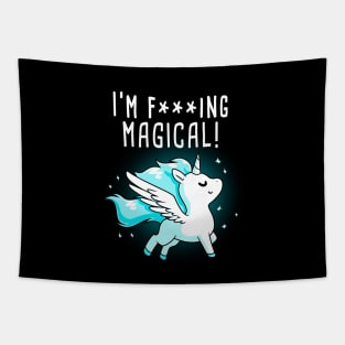 I'm Magical Unicorn!  Cute Funny Cool Unicorn Lover Quote Animal Lover Artwork Tapestry