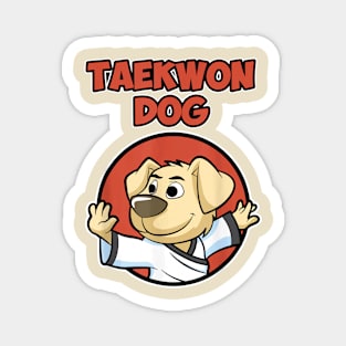 Tae Kwon Dog Magnet