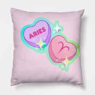 Aries sweethearts Pillow