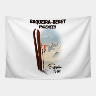 Baqueira-Beret Pyrenees Spain ski Tapestry