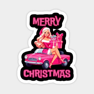 Barbie Christmas Magnet