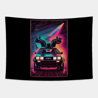 Delorean Future Design Tapestry