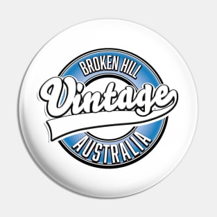 Broken Hill Australia cartoon logo Pin