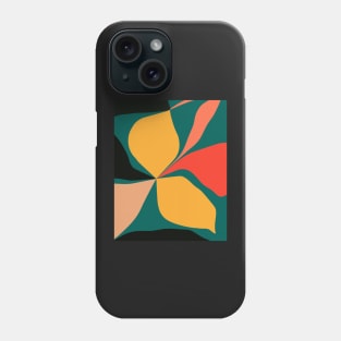 Midnight Garden #1 - Abstract Botanical Print Phone Case