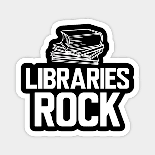 Librarian - Libraries Rock Magnet