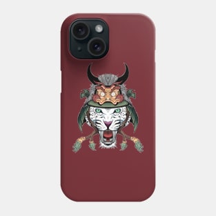 White cheeta Phone Case