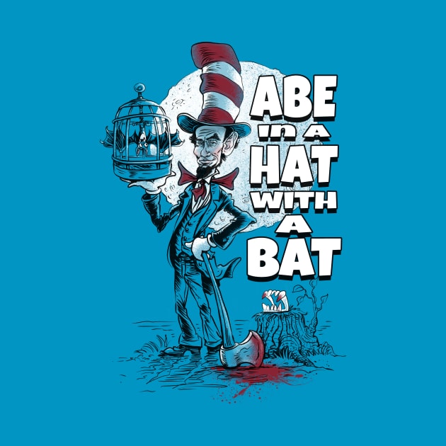 Abe in a Hat with a Bat by WeaselPop