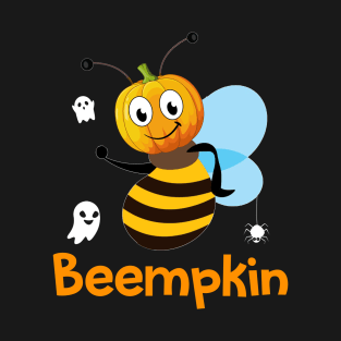 Beempkin Halloween Pumpkin Boo Bees T-shirt T-Shirt