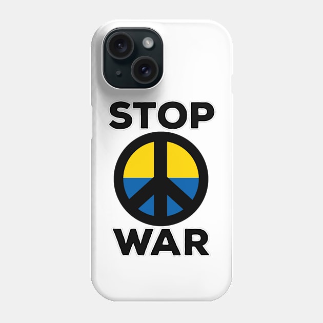 Stop War Flag of Ukraine Phone Case by DiegoCarvalho