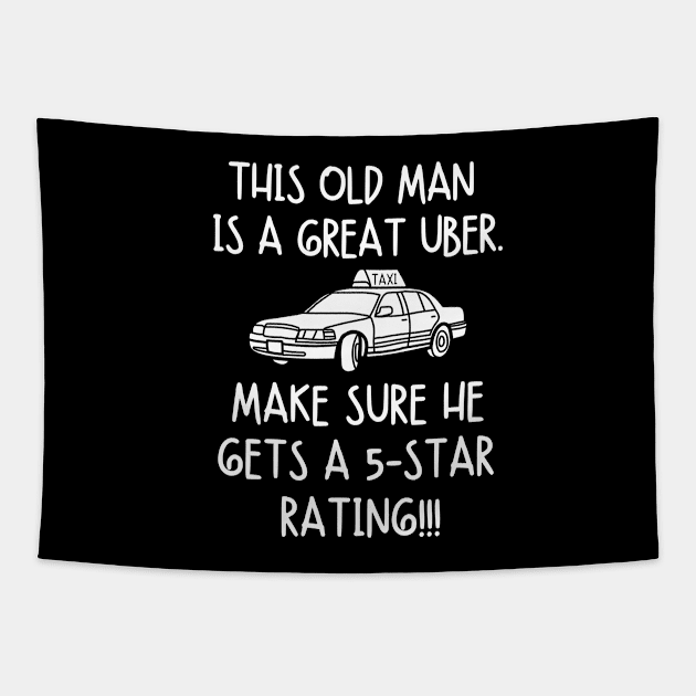 Never underestimate this old man! Tapestry by mksjr