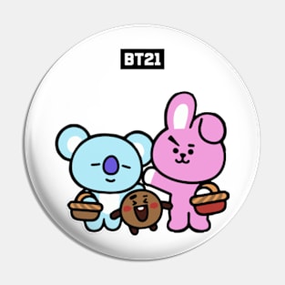 bt21 bts exclusive design 23 Pin