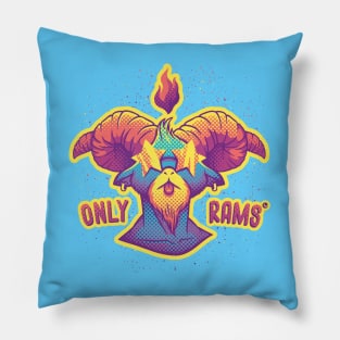 Psychedelic Ram Pillow