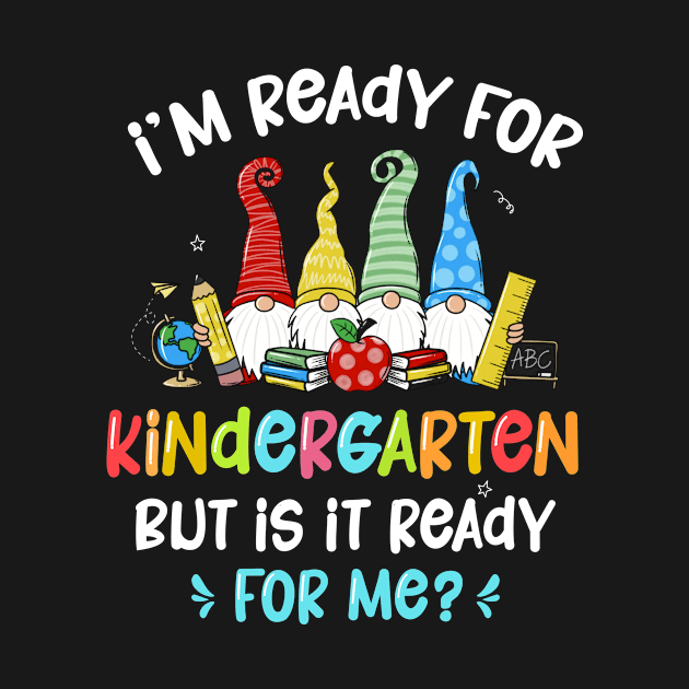 Kids Ready For Kindergarten Back To School First Day Boys Girls by Ene Alda