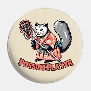 Lacrosse possum Pin