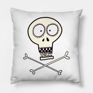 funny skull Pillow