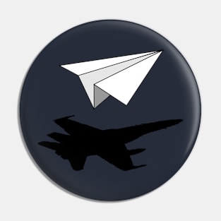 Aeronautical Engineer Paper Airplane Pin