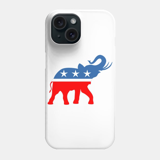 Republicans Elephant Vector 2 Phone Case by Ratherkool