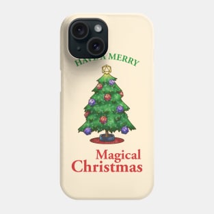 Have a Merry Magical Christmas D20 Xmas Tree Phone Case