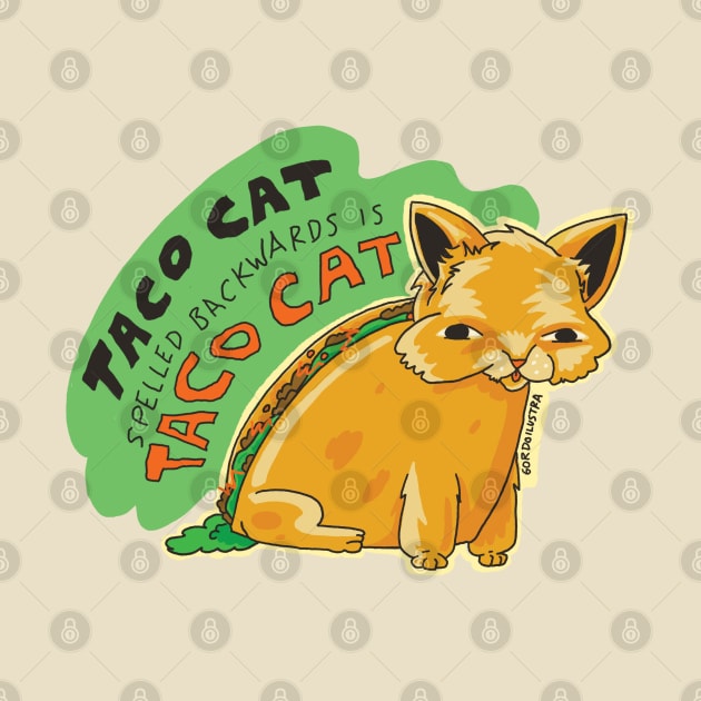 taco cat by gordoilustra