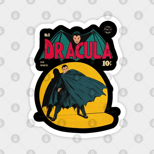 Dracula comic Magnet by wet_chicken_lip