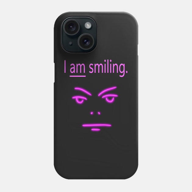 I Am Smiling with RBF Phone Case by Klssaginaw