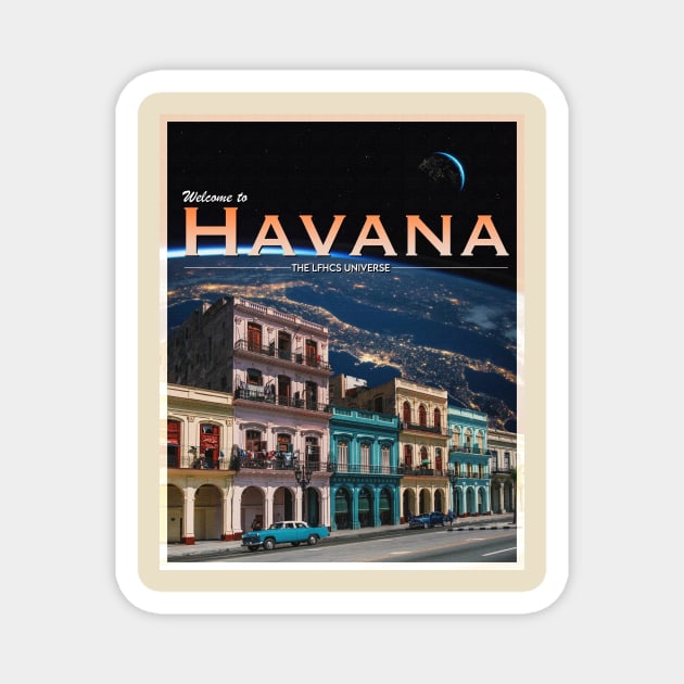 POSTCARD: HAVANA. Magnet by LFHCS