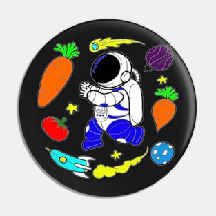 vegetable-astronauts-are-funny design Pin