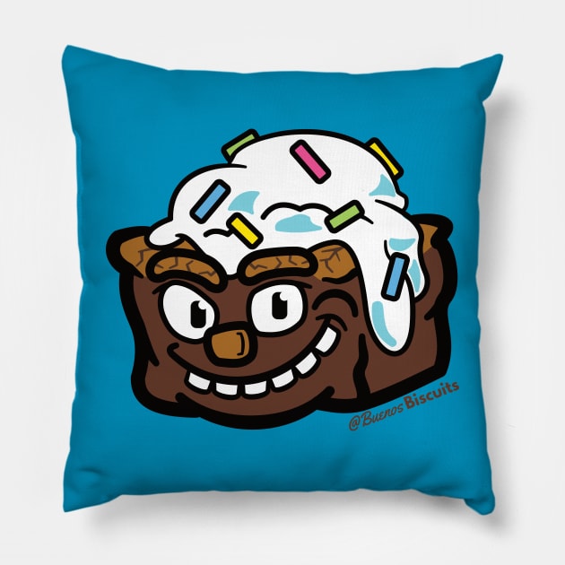 Brownie Bub Pillow by Buenos Biscuits