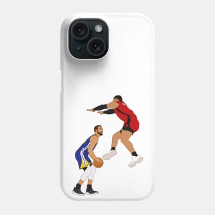 Steph Curry vs Dillon Brooks Phone Case