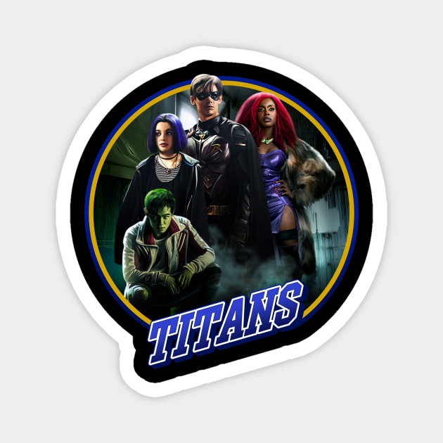 Titans Magnet by Trazzo