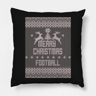 Merry Christmas FOOTBALL Pillow