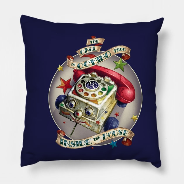 The Call Pillow by Tim_Shumate_Illustrations