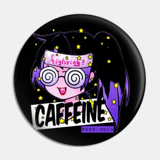 Fighting-Caffeine Pin