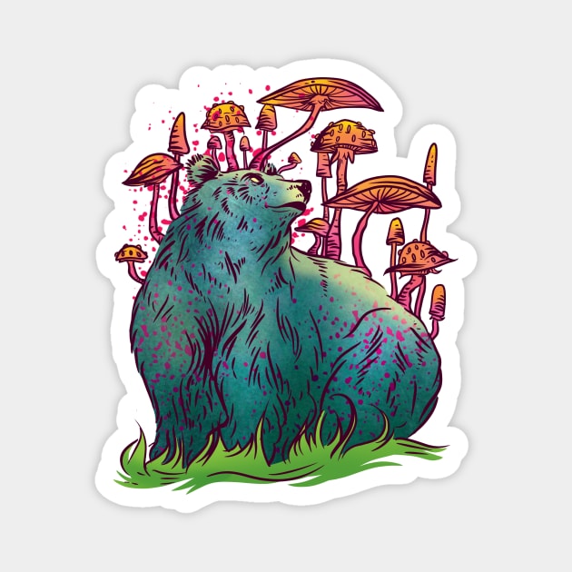 Bears are fun-gis Magnet by Manfish Inc.