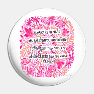 Pink Ombre - Always Remember Pin