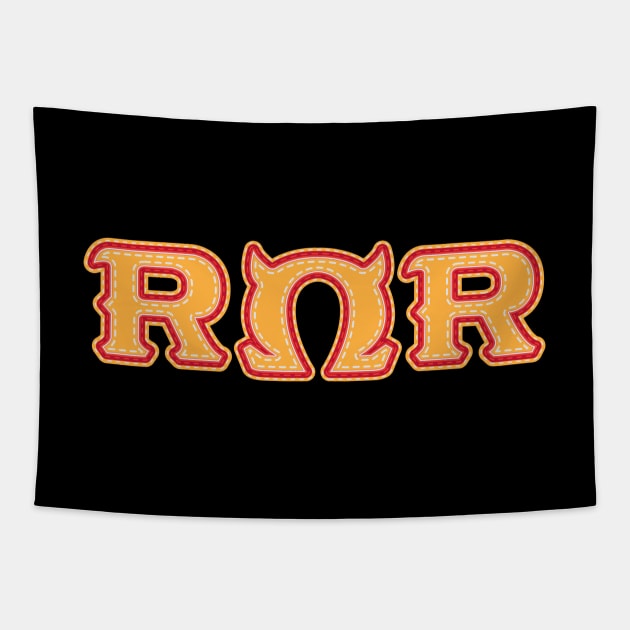 Monster University Fraternity Roar Omega Roar Tapestry by DarkChoocoolat