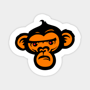 crazy monkey Magnet