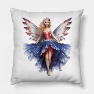 4th of July Fairy #4 Pillow