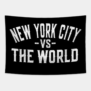 Represent Your NYC Pride with our 'New York City vs The World' Tapestry
