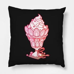 Strawberry ice cream dessert Pillow