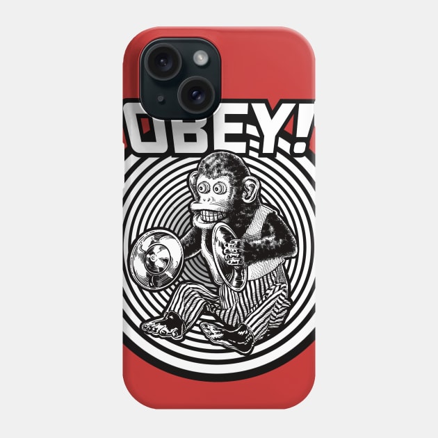 OBEY MONKEY! Phone Case by UncleFez