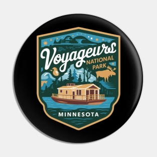 Houseboating Voyageurs National Park Minnesota Pin