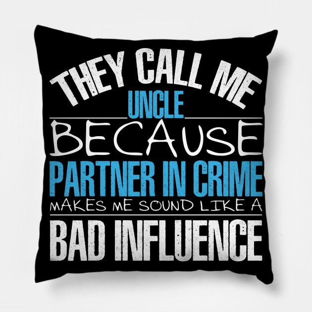 Funny Uncle Gift Pillow by jrsv22