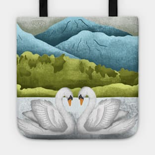 Two River Swans Tote