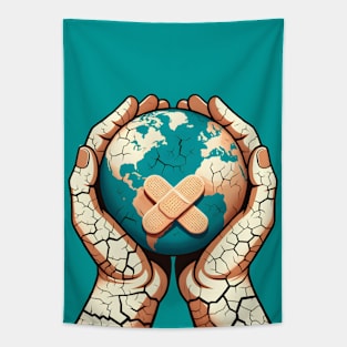 Cracked Earth Tapestry