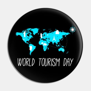 World Tourism Day (2) T Shirt(11) Pin